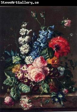 unknow artist Floral, beautiful classical still life of flowers 07